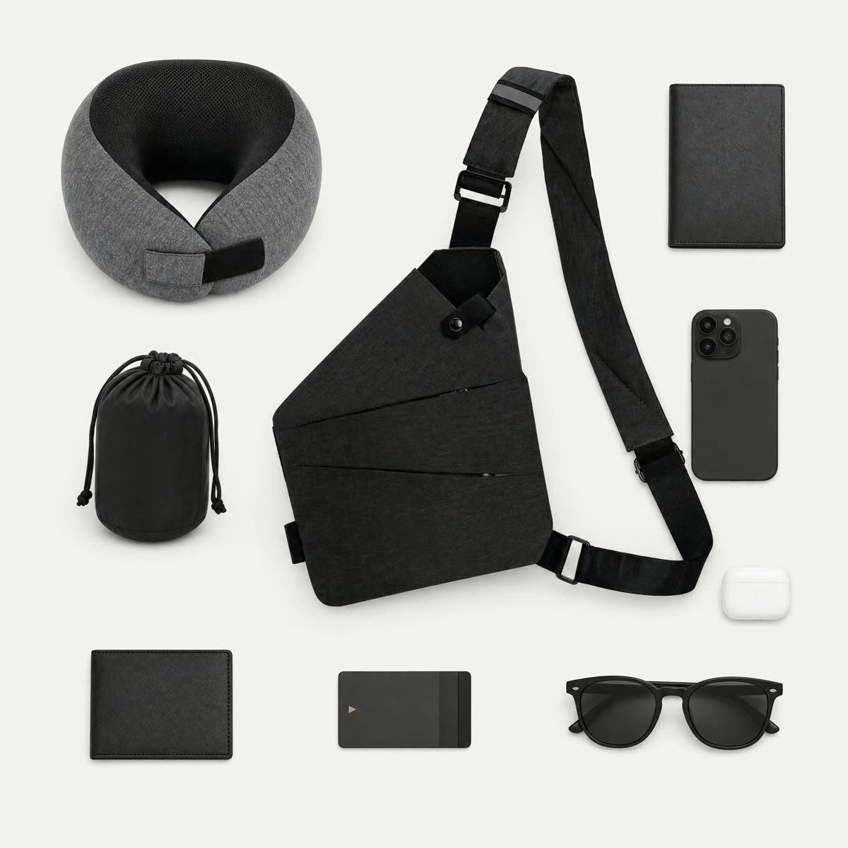 f1 feature bag flatlay