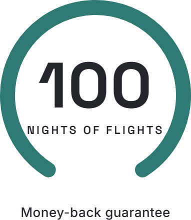 100 nights of flights